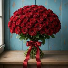 Букет Красные розы Блэк Меджик в Ирбите