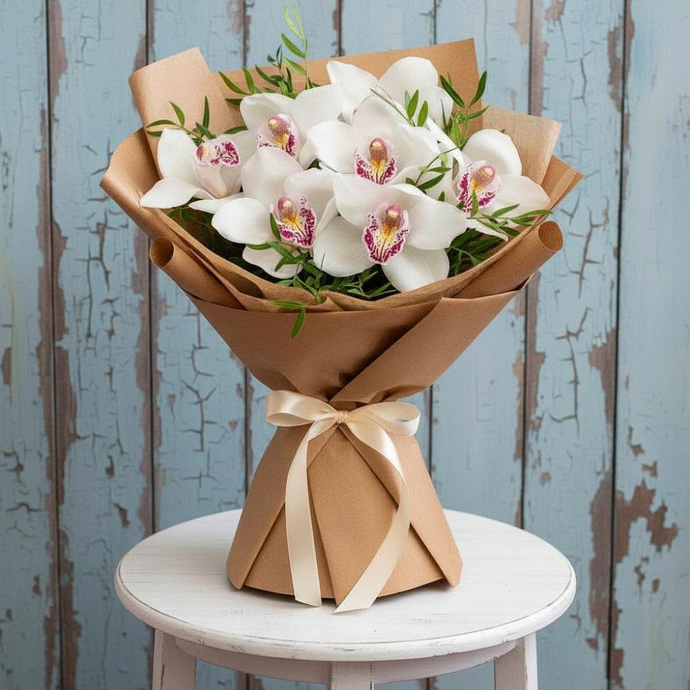 Букет цветов из: Орхидеи и Розы в Ирбите