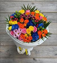 Букет цветов из:  Розы и Хризантемы в Ирбите