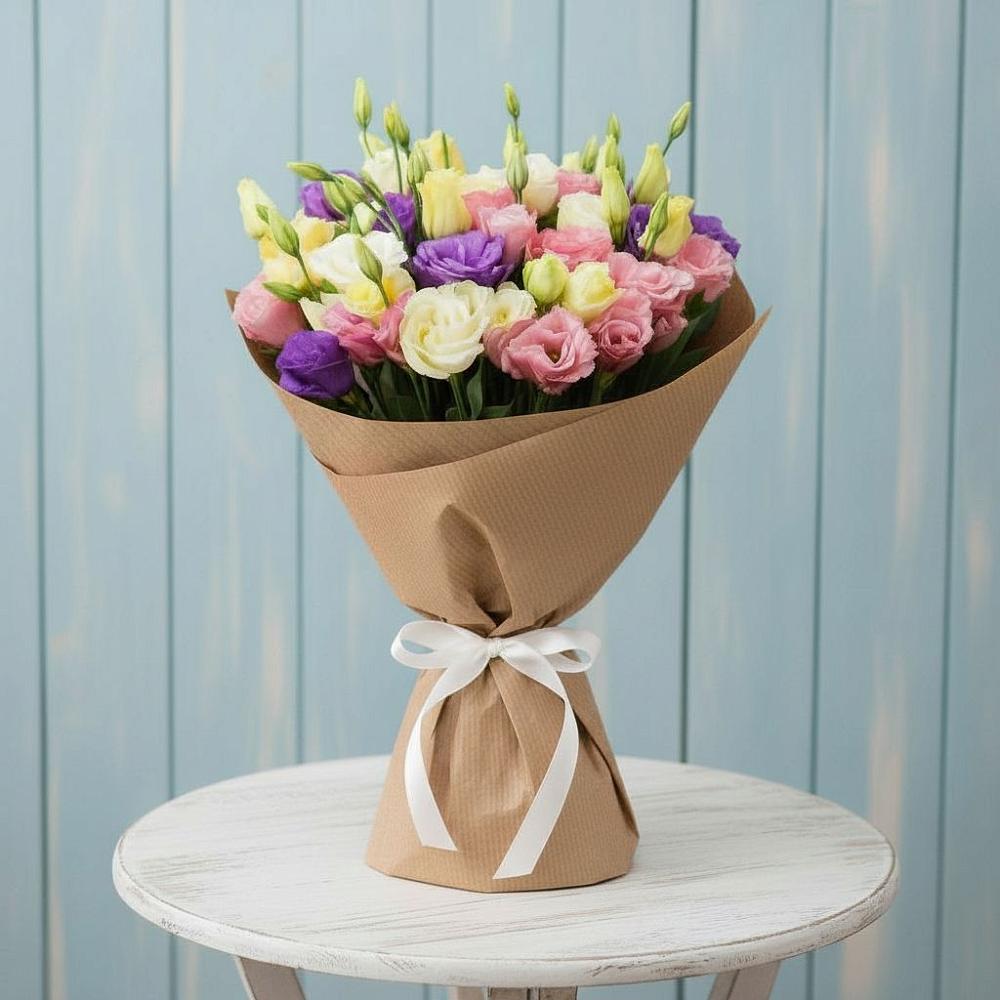 Букет цветов из: Лизиантусы в Ирбите