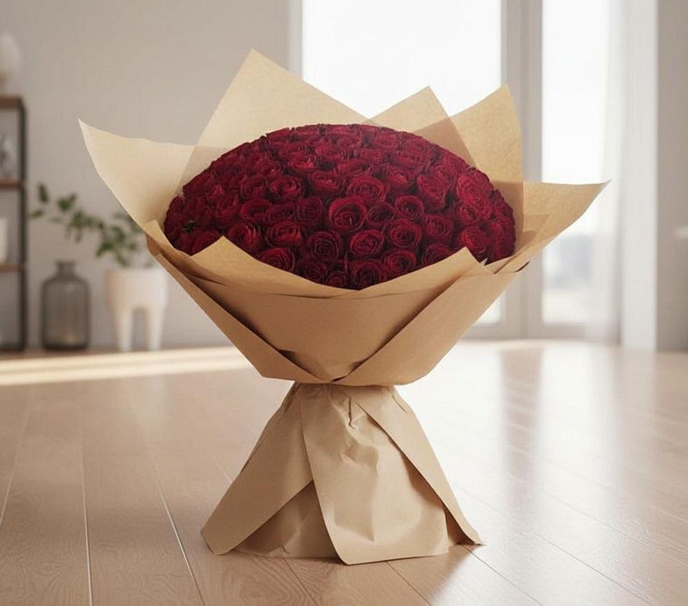 Букет 101 Красная роза в Ирбите