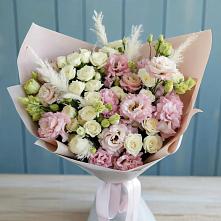 Букет цветов из:  Альстромерии и Розы в Ирбите