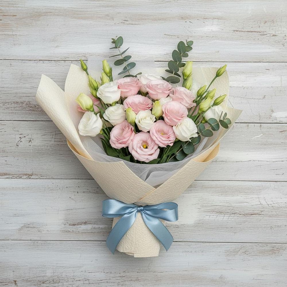 Букет цветов из: Лизиантусы в Ирбите